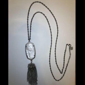 White Kendra Scott Rayne Necklace